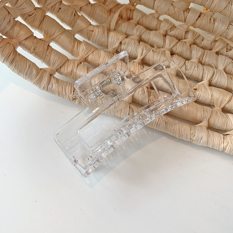 13cm Volumen de pelo clip de tiburón grande clip de pelo cuadrado de nuevo cabeza clip de pelo tocado updo clip de pelo chica