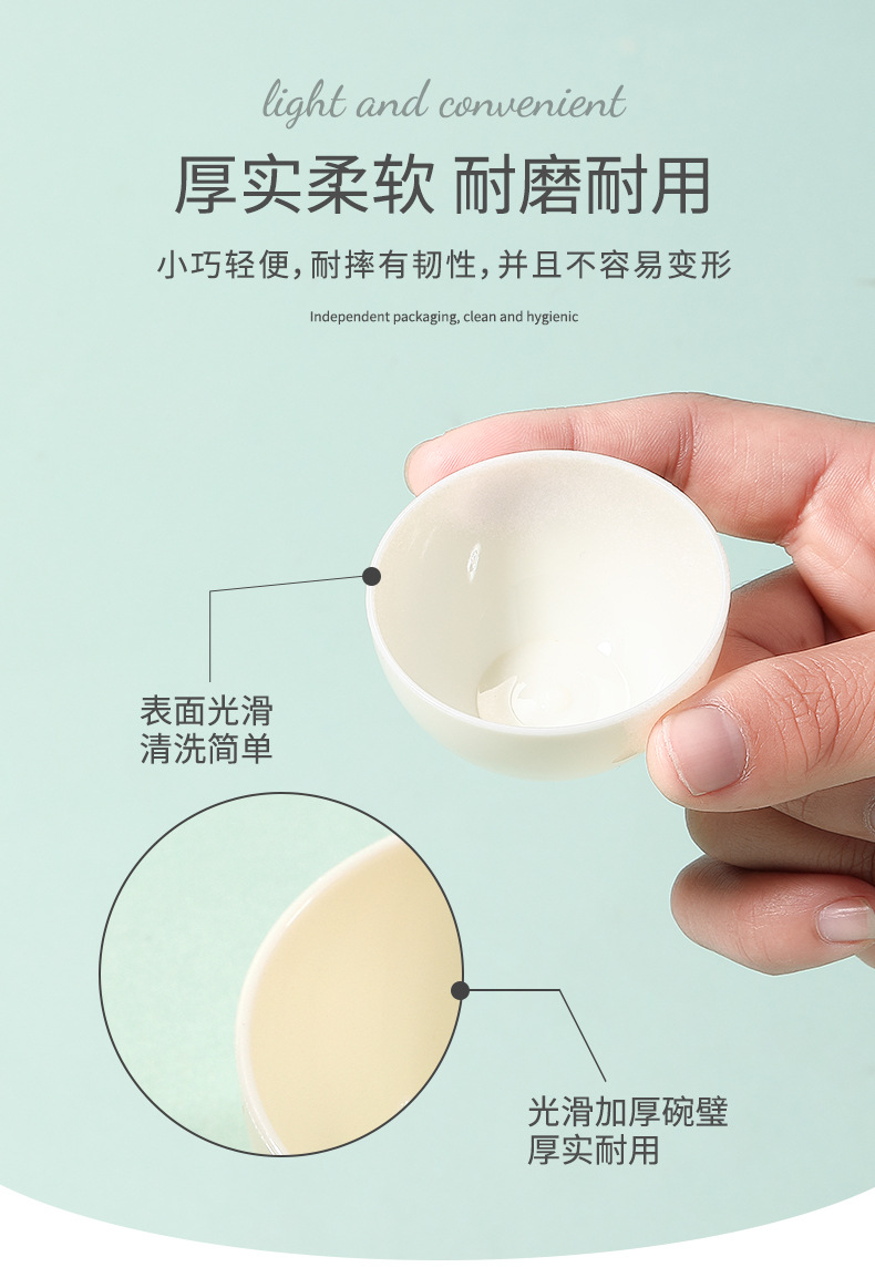 LMLTOP 30-piece compressed mask granule set DIY Beauty tools Non-woven fabric mask Paper Mask Bowl SY437 Item Picture
