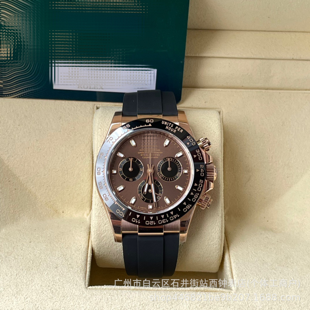 Transfronterizo Watch7750 cronógrafo Shawn Yue cemento gris Ditong reloj automático reloj mecánico pareja comercio exterior