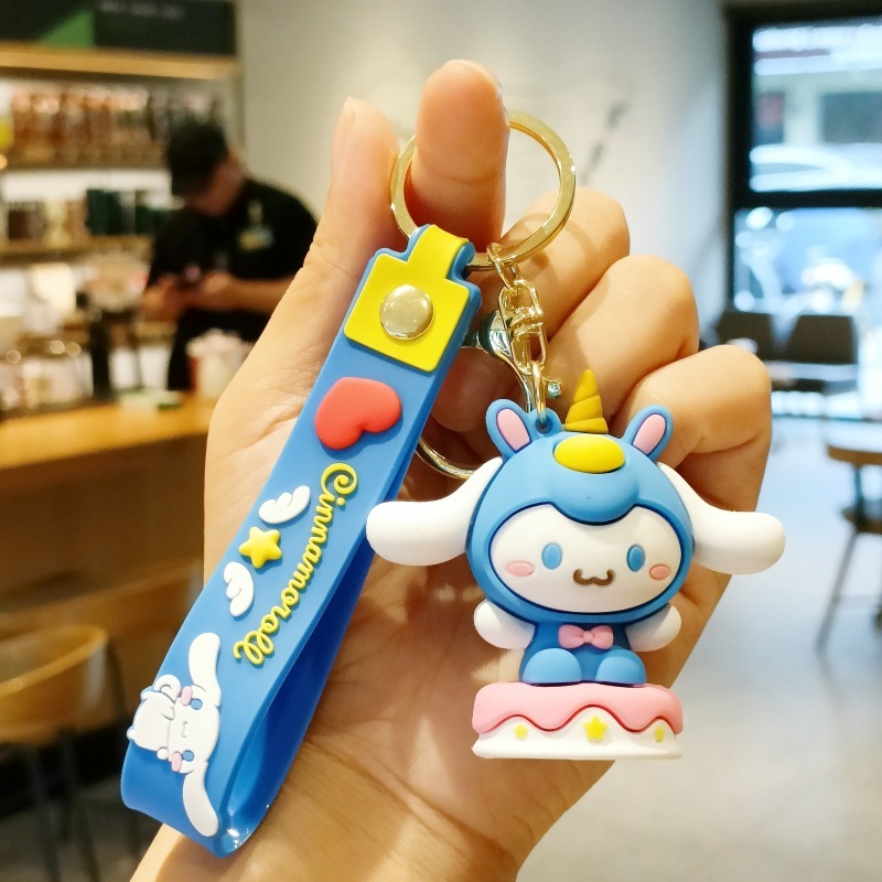 ネットの赤い漫画の子供の熊のサンリオの鍵は自動車のカバンのキーチェーンのカップルの親友の小さい贈り物の卸売りを掛けます。|undefined