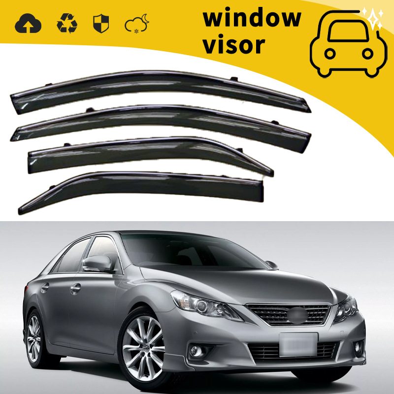 适用于 07-10款丰田锐志REIZ雨挡车门晴雨挡车窗雨眉挡雨板改装饰