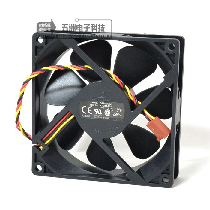 原装台达 DSB0912M 9025 12V 0.19A 9CM/厘米 电源机箱静音风扇