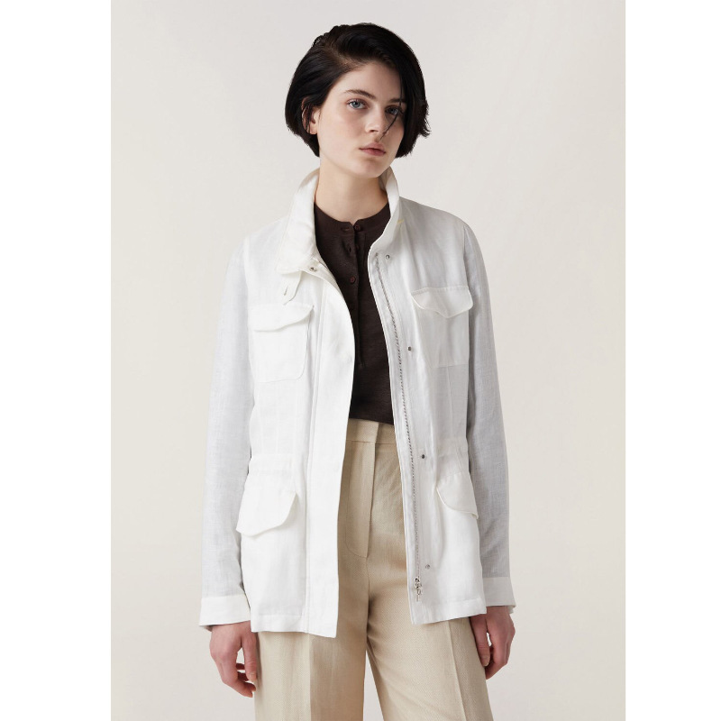 Shenzhen Nanyou Classic Lp Style Linen Pocket Traveler Casual Jacket Women's Commuting Work Jacket