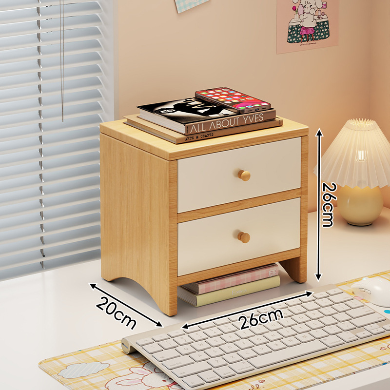 Soporte Elevador para Monitor de Tablero de Densidad con Cajón para Oficina