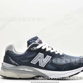 莆田鞋纯原莆田鞋 高版本 新百伦 nb990老爹鞋麂皮复古v4外贸跨境