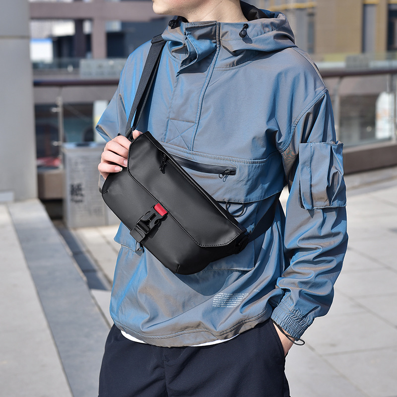 Chest Bag Crossbody Bag Men's Small Bag Trendy All-match Mobile Phone Waist Bag Large Capacity Niche Design Sense Shoulder Bag Trendy Portable Chest Bag Crossbody Bag Men's Small Bag Trendy All-match Mobile Phone Waist Bag Large Capacity Niche Design Sense Shoulder Bag Trendy Portable