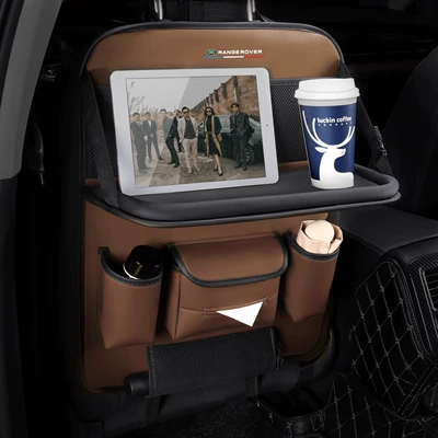 Car table board – Multifunctional - upgraded-with-table-board-saddle-brown-land-rover
