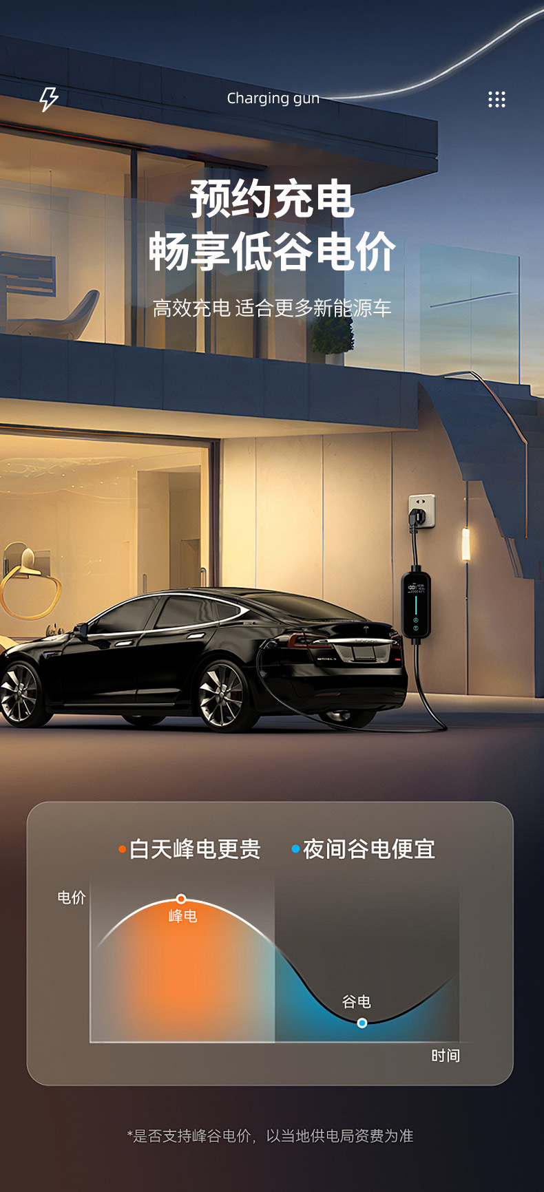Portable On-Board Charger for New Energy Electric Vehicles, New National Standard 3C Certified Charging Gun, Compatible with Multiple Vehicle Models