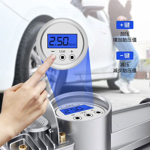 Vehicle-mounted air pump air pump small portable car electric tire 12V double-cylinder high-pressure air pump for cars