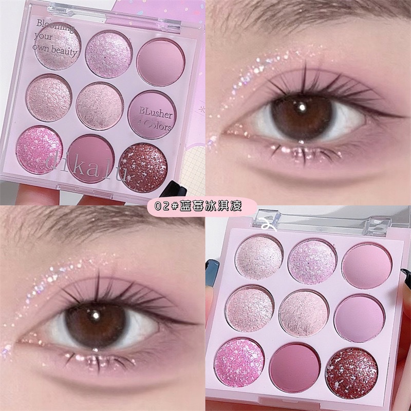 Helado sombra de ojos 02 # Placa de arándano