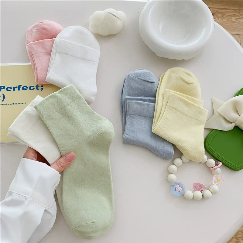 Однотонные белые послеродовые autumn knee socks для беременных, широкий диапазон цветов