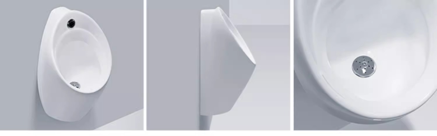Integrated automatic sensor urinal for men, wall-mounted ceramic urinal, wall-mounted urinal, floor-standing urinal pool undefined