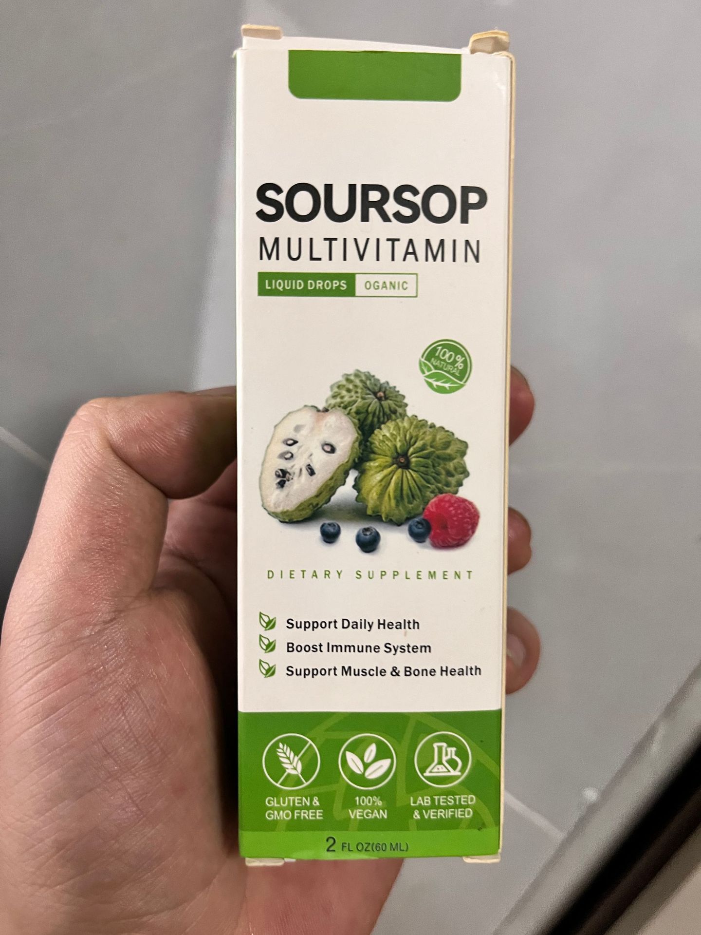 SOURSOP DROPS 60ml (สำหรับการส่งออกเท่านั้น ประกาศเริ่มต้นเมื่อสั่งซื้อ)