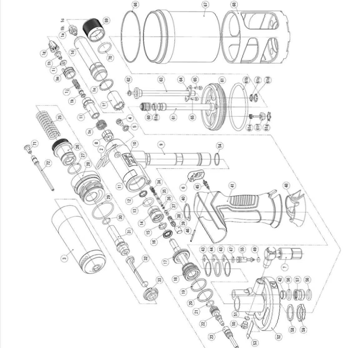 POP拉钉枪 铆钉枪 拉铆枪配件 LOCK NUT TP144 TP144-060