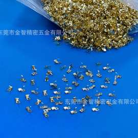 计时器铍铜弹片 pcb天线弹片 提醒器导电触片 镀金接触片铜片冲压