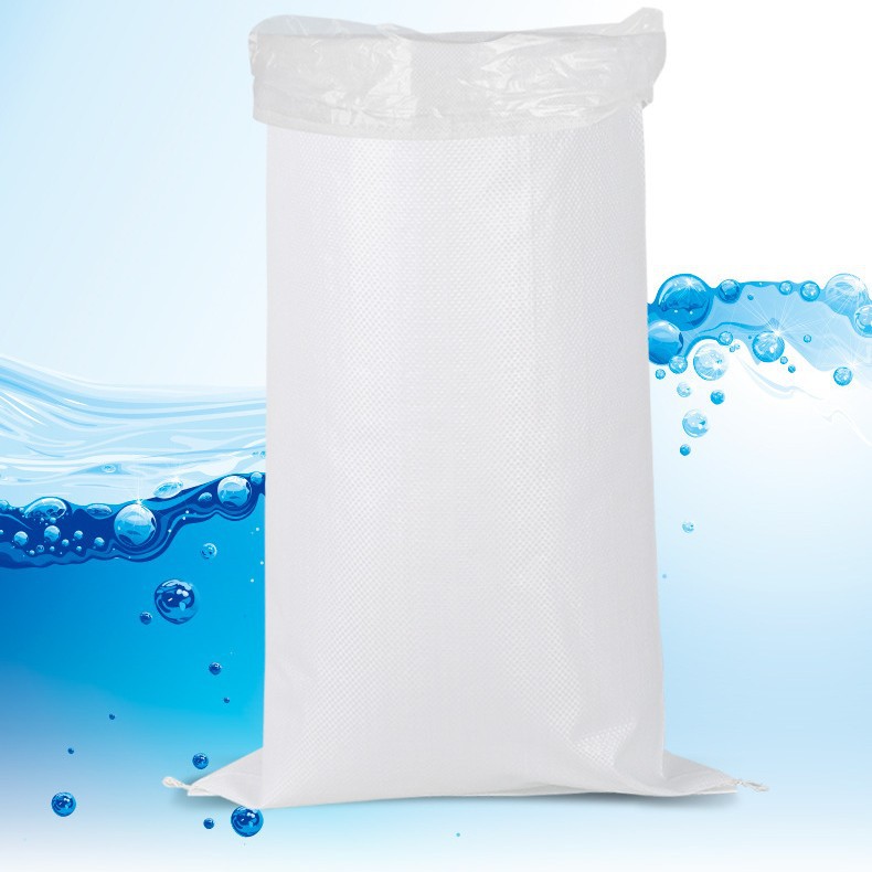 Wachao blanco a prueba de agua a prueba de humedad saco de granos saco de arroz agrícola almacenamiento empaque bolsa de tejido bolsa de piel de serpiente