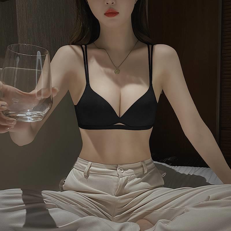 Original Popular Seamless Underwear for Women with Small Busts, Thin Style, Gathers Side Breasts, Prevents Sagging, Panty Set, Flat Chest Bra Original Popular Seamless Underwear for Women with Small Busts, Thin Style, Gathers Side Breasts, Prevents Sagging, Panty Set, Flat Chest Bra