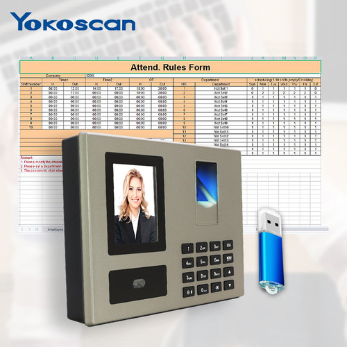 Youku FA03 face attendance machine, fingerprint sign-in machine, face recognition punch-in machine for employees commuting to and from get off work, face brushing machine
