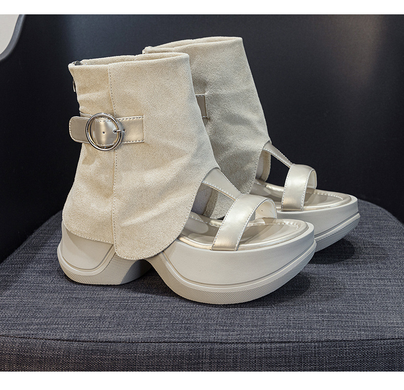 Sandal nữ đế dày hở mũi phong cách La Mã mùa hè 2026 — Nâu caramel 5069-1, Be 5069, Đen 5069-1, Nâu caramel 5069 chi tiết 23