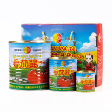 【整箱】半球红新疆番茄酱礼盒装198克*12罐