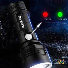 ?P70�������ͲUSB��늳����h��led�����ˮ믚��26650������