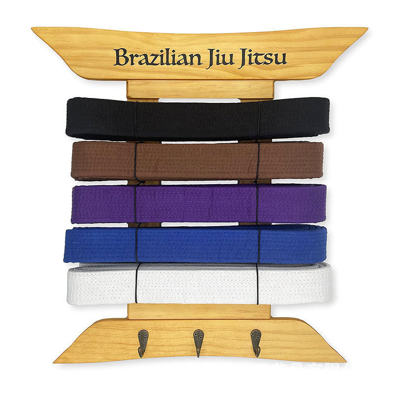 Cross-border Wooden Karate Belt Storage Rack Training Hall Wall-mounted Taekwondo Marudo Promotion Belt Storage Rack