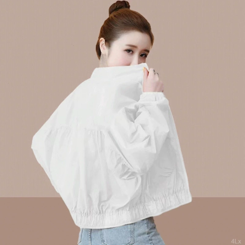 Модная спортивная короткая куртка 2026: новая женская летняя повседневная модель с УФ-защитой, универсальная, легкая, в корейском стиле, для защиты от солнца