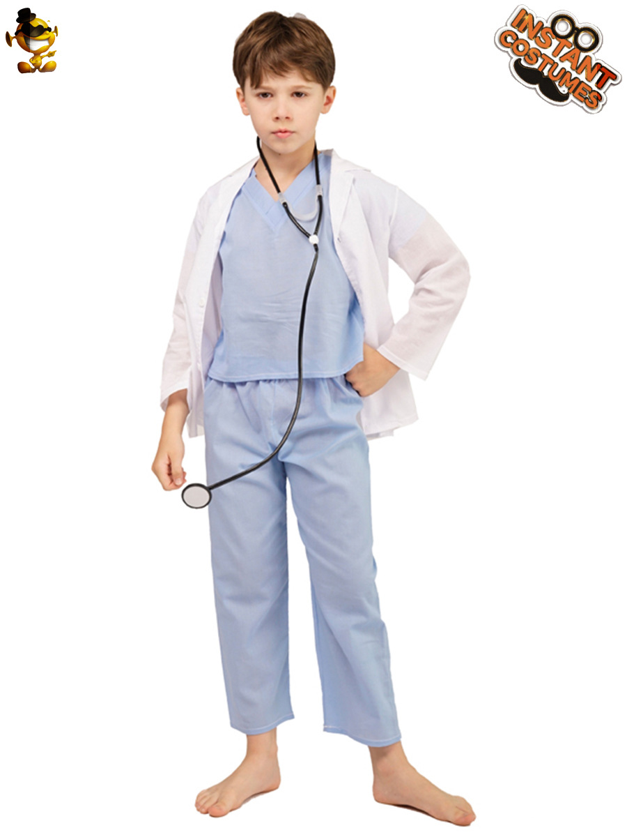 Disfraz de Halloween disfraz de disfraces cosplay niño pequeño médico traje de distribución al por mayor