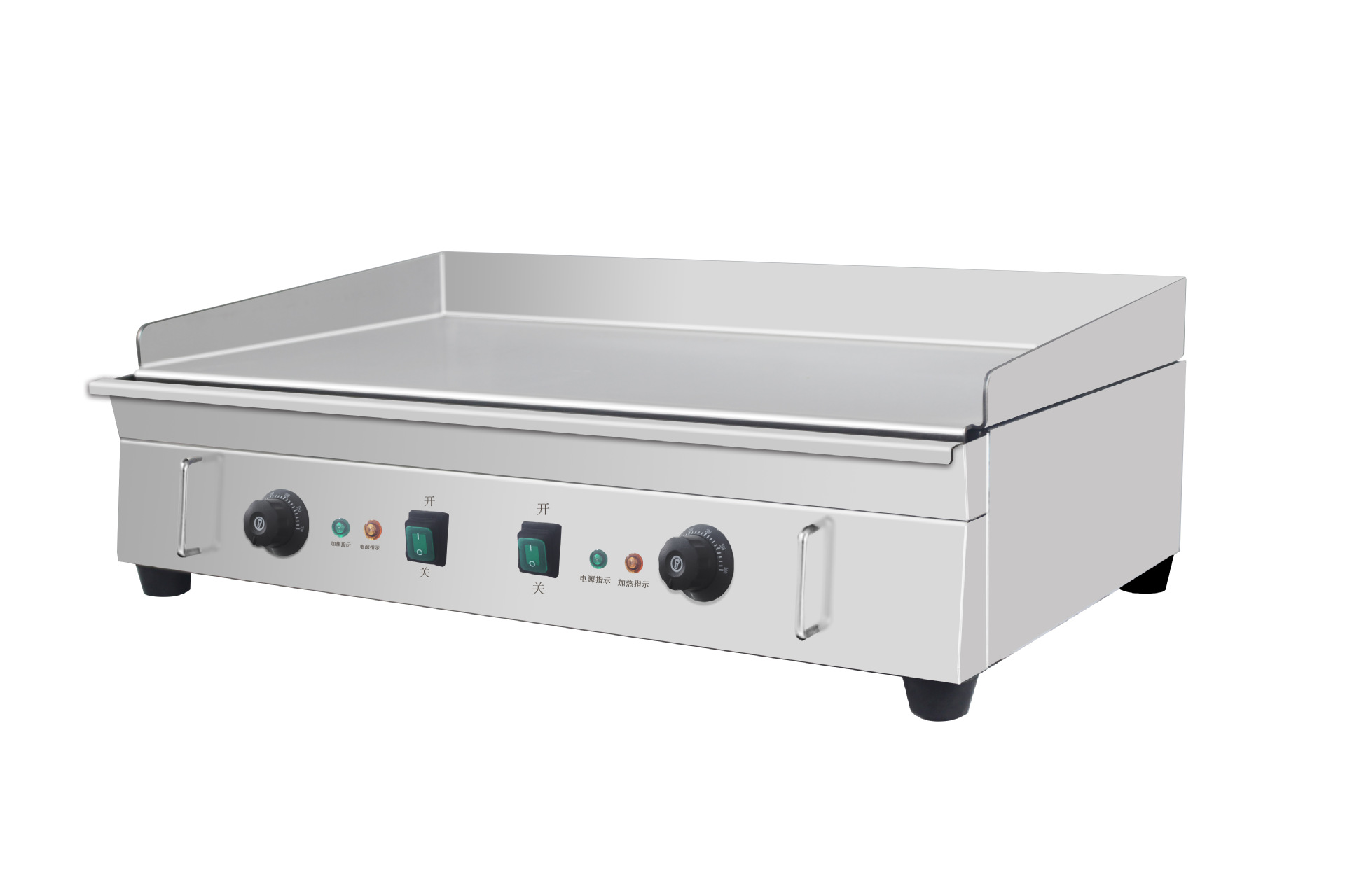 长灶 商用台式电扒炉 不锈钢机身铁板扒板台式扒板烤串煎饼电扒炉