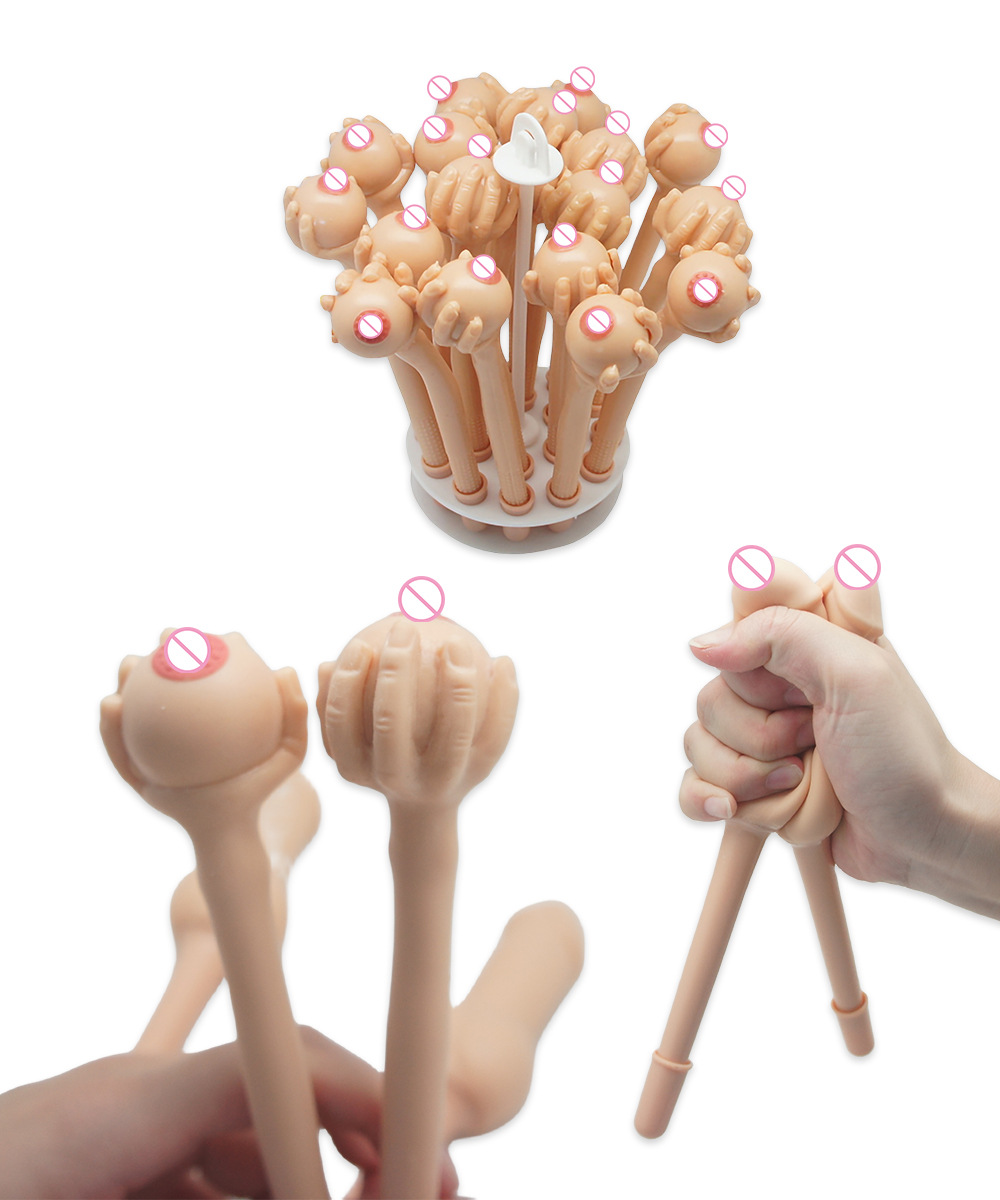 跨境热销创意小鸟圆珠笔发泄挤压