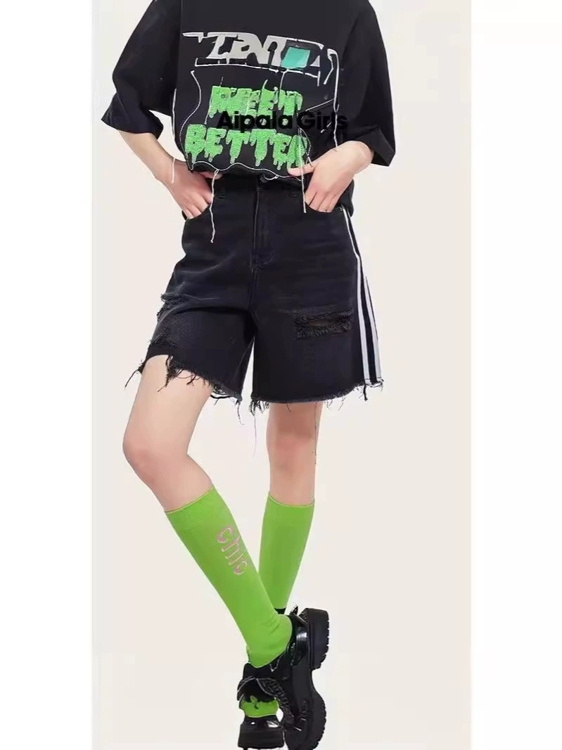 Джинсовая юбка, шорты для мужчин и женщин, брюки для отдыха, oversized