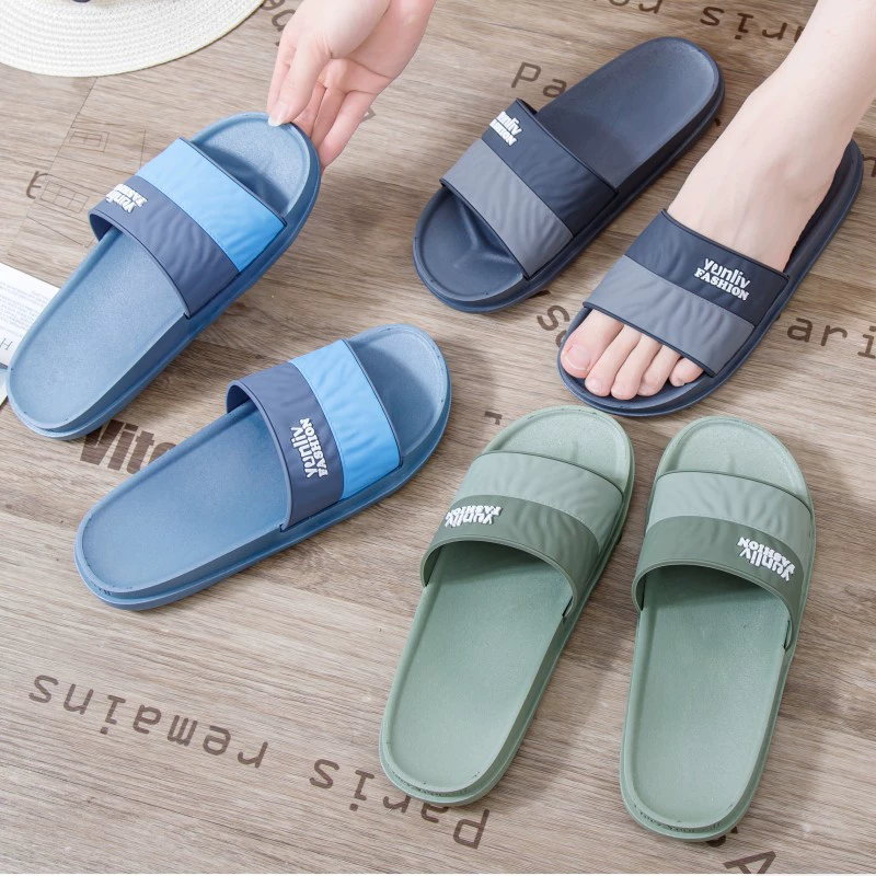 2023 тапочки, летние мужские Тапочки для ванной, Нескользящие домашние сандалии с мягкой подошвой, мужская верхняя одежда, оптовая продажа, общежитие