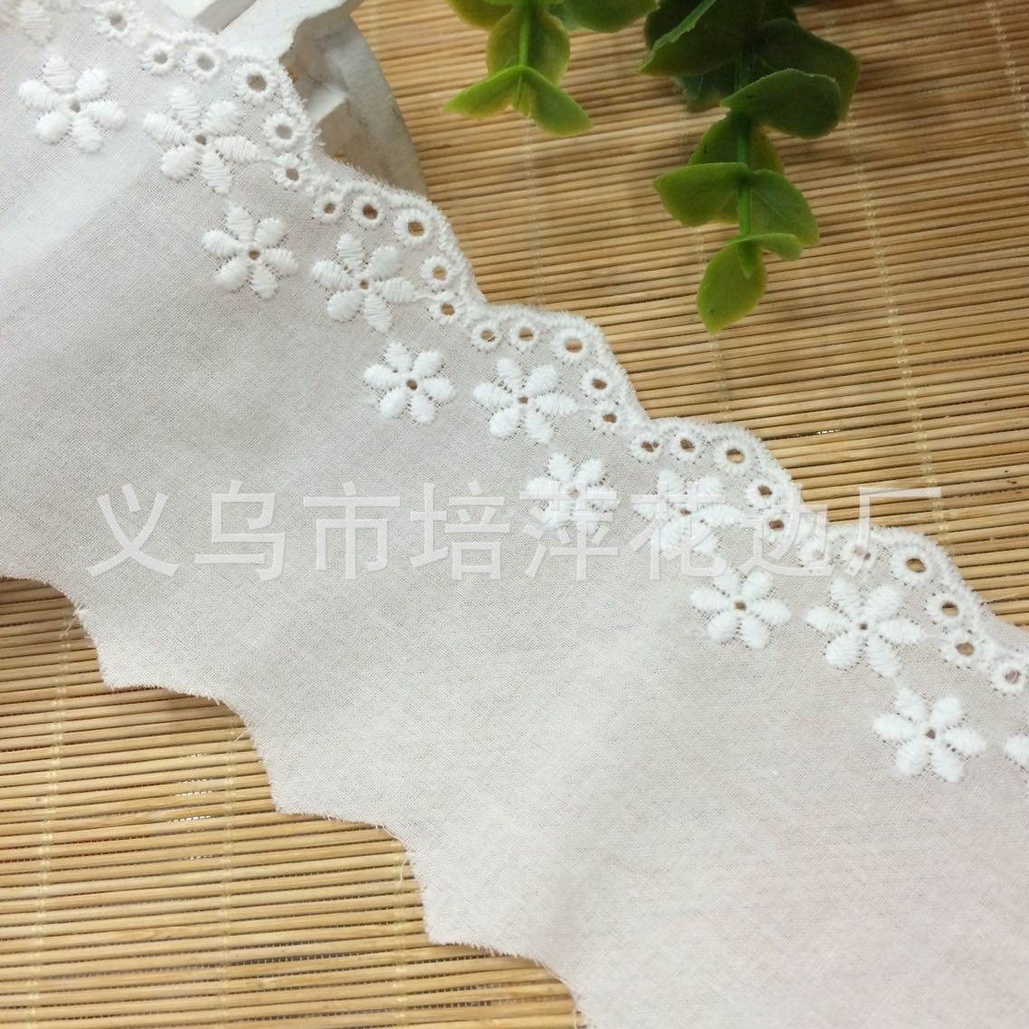 现货5.5cm精梳布棉布刺绣花边蕾丝花边DIY洛丽塔家居软饰女装辅料