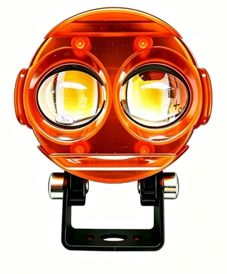 Electric Vehicles, Led High-Brightness | Motorcycle headlights, headlights - single-pack-waterfowl-eyes-orange-cover