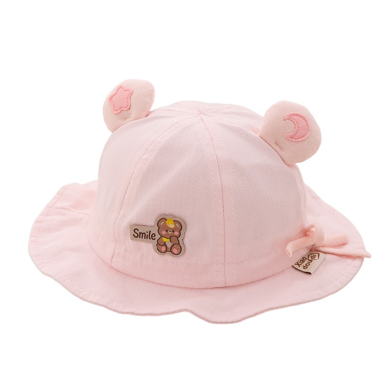 Sombrero de bebé primavera y otoño sombrero de pescador bebés sombrero de sol delgado sombrero de sol recién nacido sombrero de sol para hombres y mujeres
