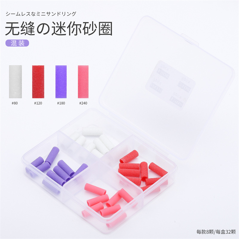 Nuevo trovador de uñas sin costuras de 3,1mm transfronterizo pequeño anillo de lijado mini eje de lijado desarmaduras y herramienta de piel muerta