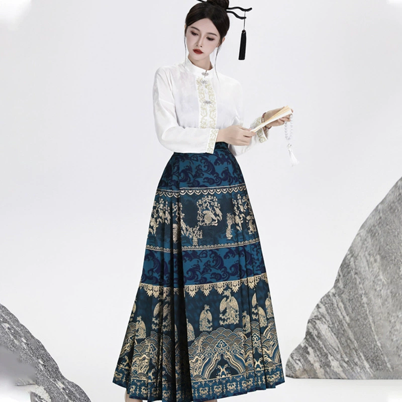 Youfeng Laiyi-Hanfu лошадь юбка национальный стиль