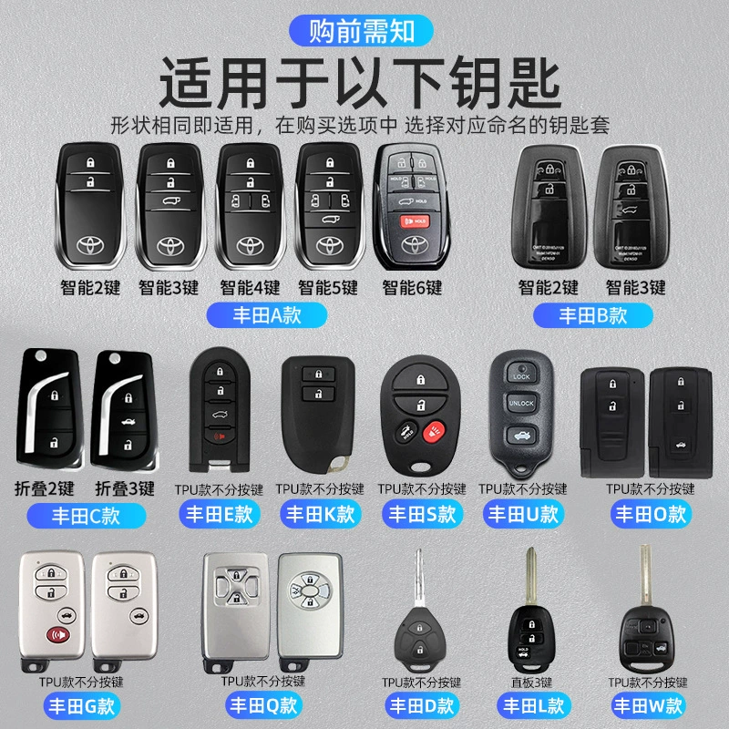 Подходит для набора ключей Toyota: Camry, Avalon, RAV4, Venza, Highlander и другие — автомобильный корпус