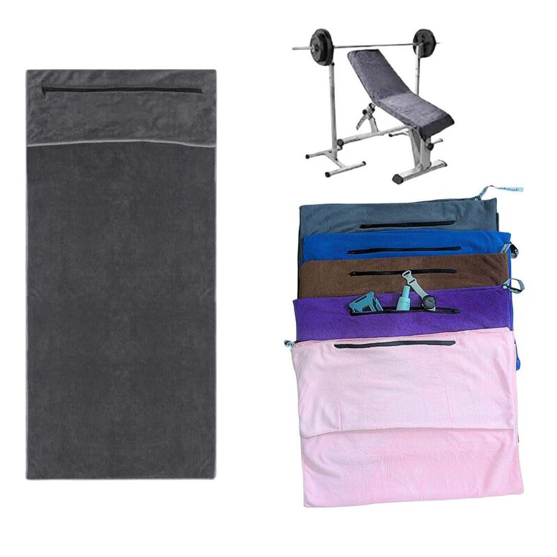 Microfiber Quick-Drying Fitness Towel with Mobile Phone Pocket Zipper Pilates Yoga Mat Cover Chair Cover Sports Towel Wholesale Microfiber Quick-Drying Fitness Towel with Mobile Phone Pocket Zipper Pilates Yoga Mat Cover Chair Cover Sports Towel Wholesale