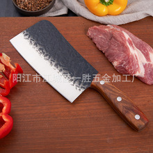 工厂直供家用女士菜刀厨房刀具花梨木手柄切片刀5铬15钼钒家用菜详情27