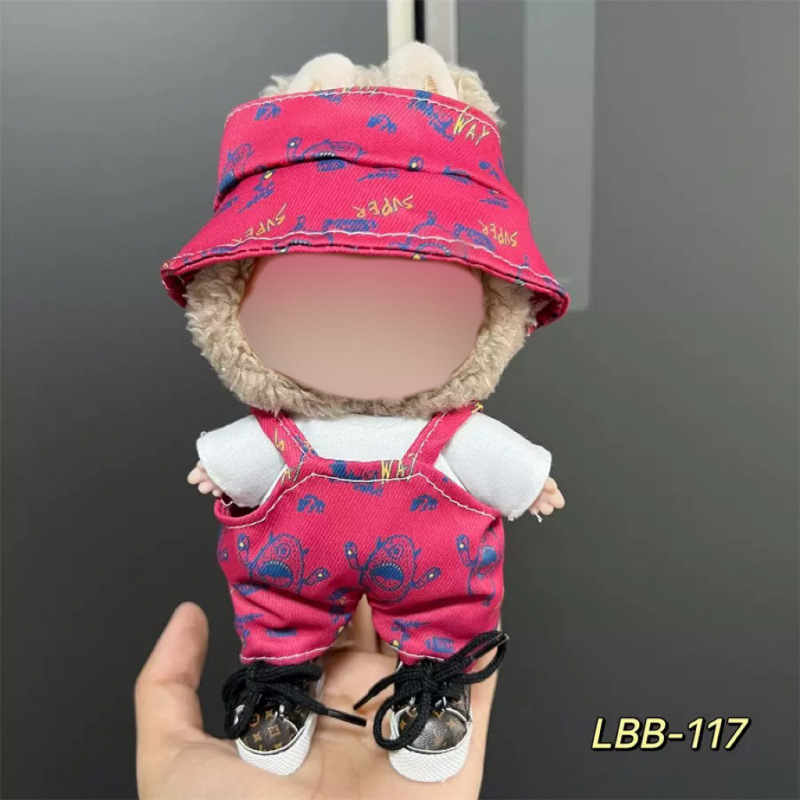 仅衣服适用于17cm拉布布搪胶娃娃毛绒公仔等可穿衣服换装着替套装|undefined