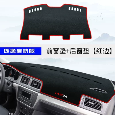 Günəş əleyhinə siperlik — New Version 24 Qihang - lavida-sailing-edition-front-window-rear-window-red-trim