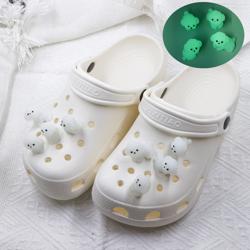New Cross-Border Clog Shoe Charms, Luminous Dog Shoe Decorations, Temu Amazon Shein Dropshipping