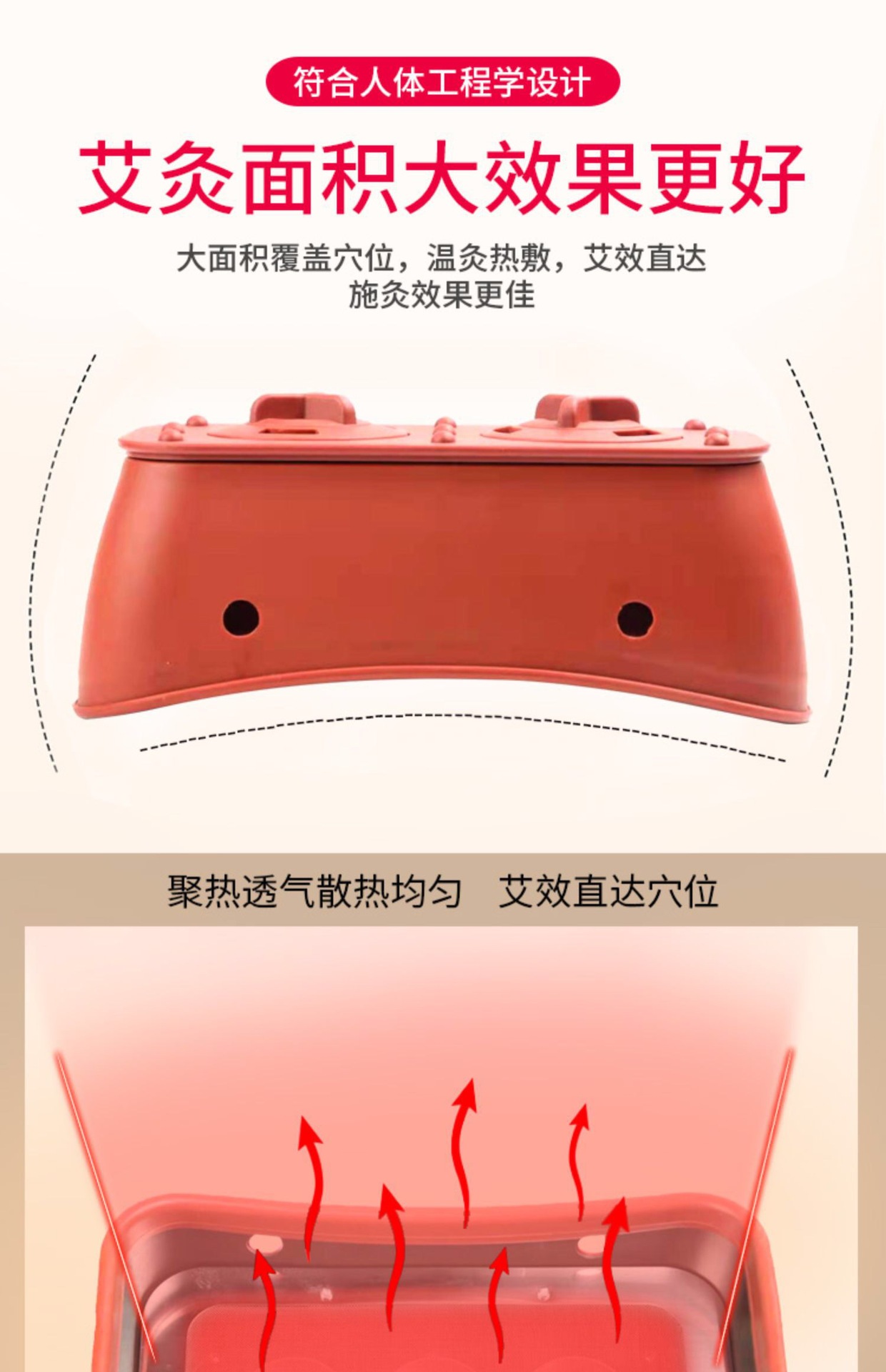 Portable Moxibustion Box Stainless Steel Chest Warming Device for Home and Spa Use quality and texture