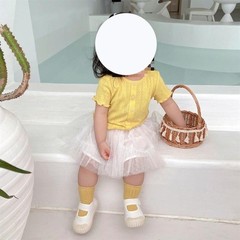 女寶寶短袖T女童夏裝2022新款嬰兒甜美上衣童裝兒童半袖薄款0037