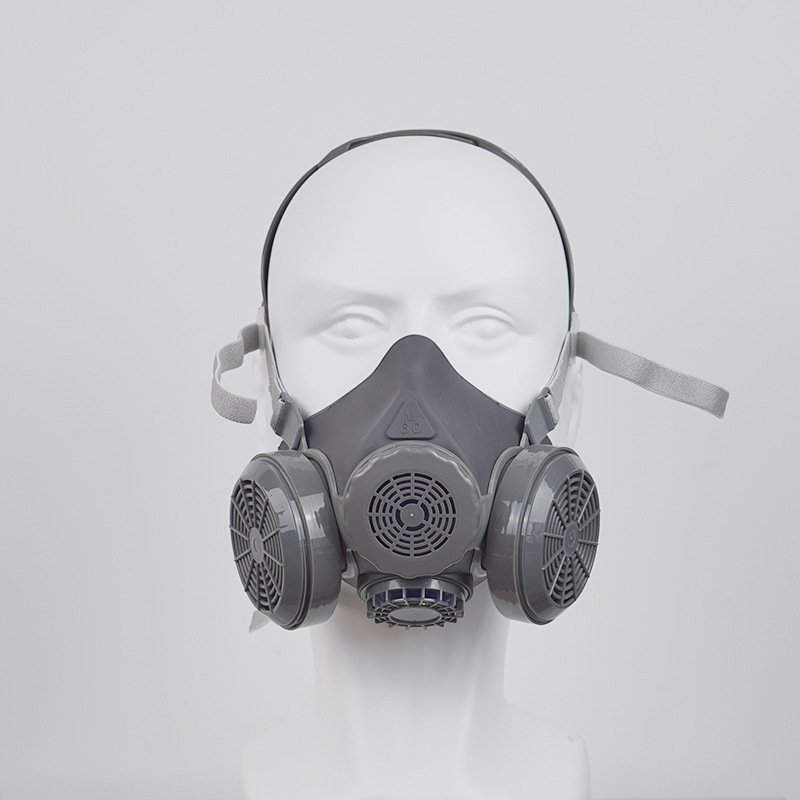 思创ST-M60X-1A橡胶防尘面罩防粉尘电焊烟非油性颗粒物口罩