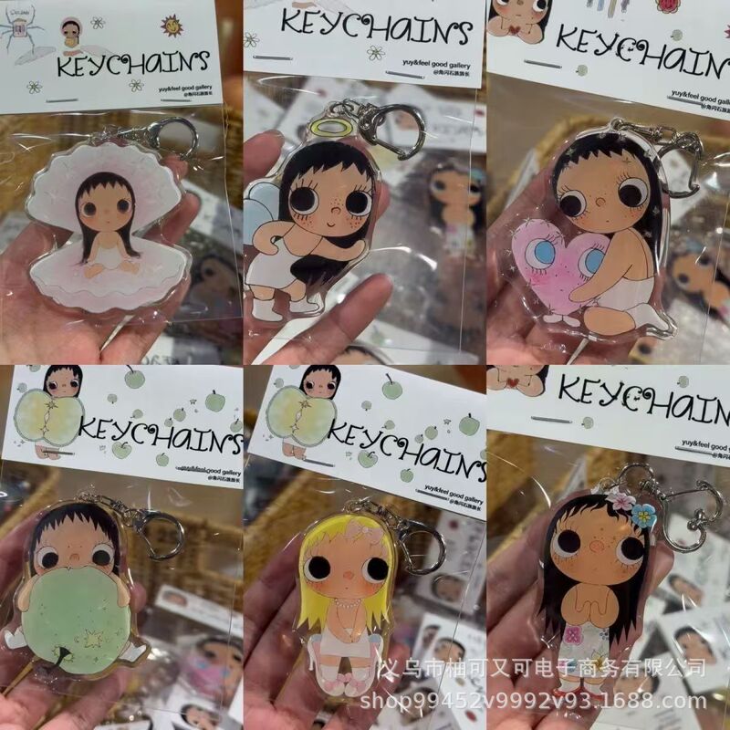 New Style Xiaoyuyu Acrylic Keychain, High Aesthetic Value, Cute Cartoon Pendant, Niche Student Accessory New Style Xiaoyuyu Acrylic Keychain, High Aesthetic Value, Cute Cartoon Pendant, Niche Student Accessory