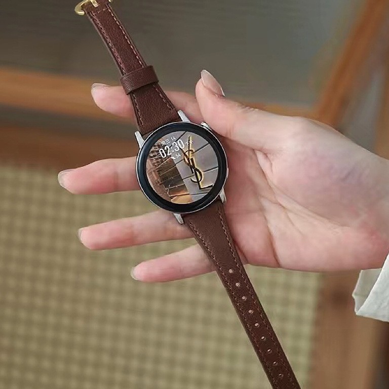 Suitable for Huawei Gt4 Watch Gt3 Strap Lambskin High GT5 Small Horseshoe Buckle Glory Magic2 Women