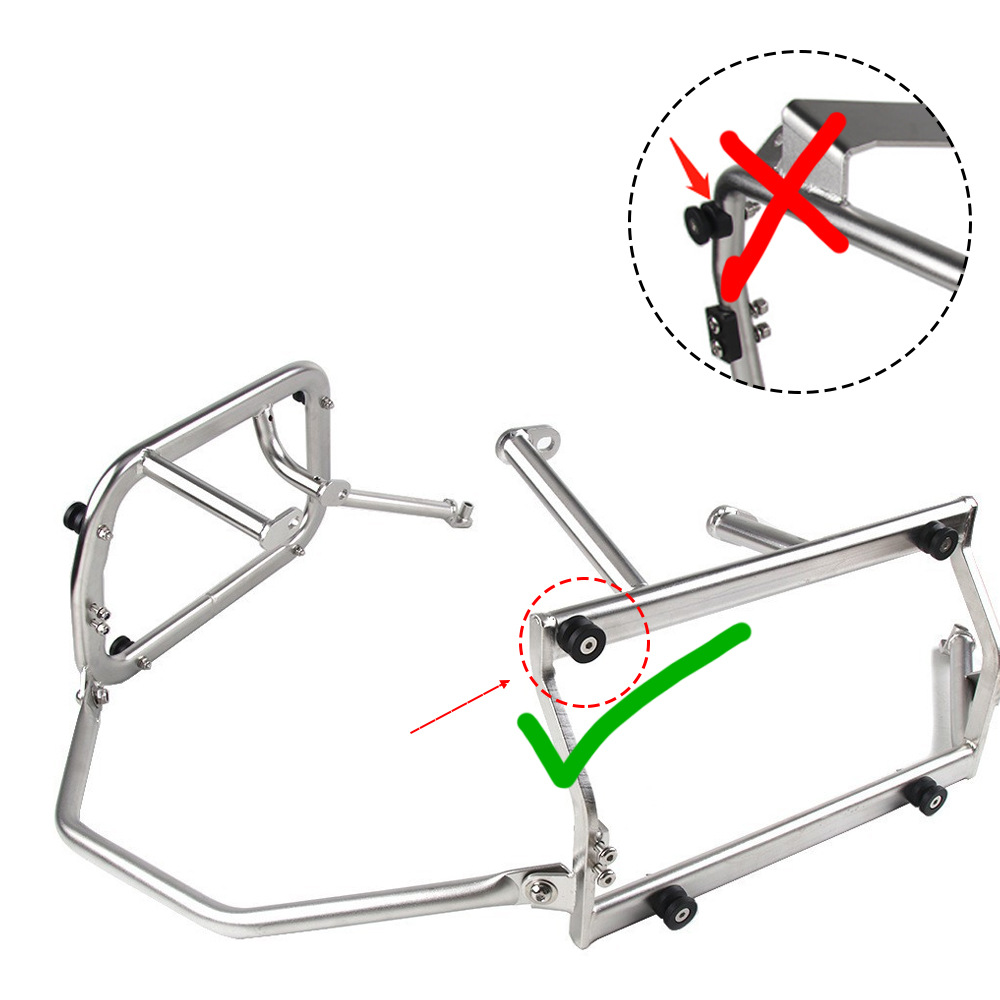 Mojiwei tail box installation accessories quick release bottom seat cushion aluminum alloy cushion motorcycle aluminum alloy tail box buckle accessories