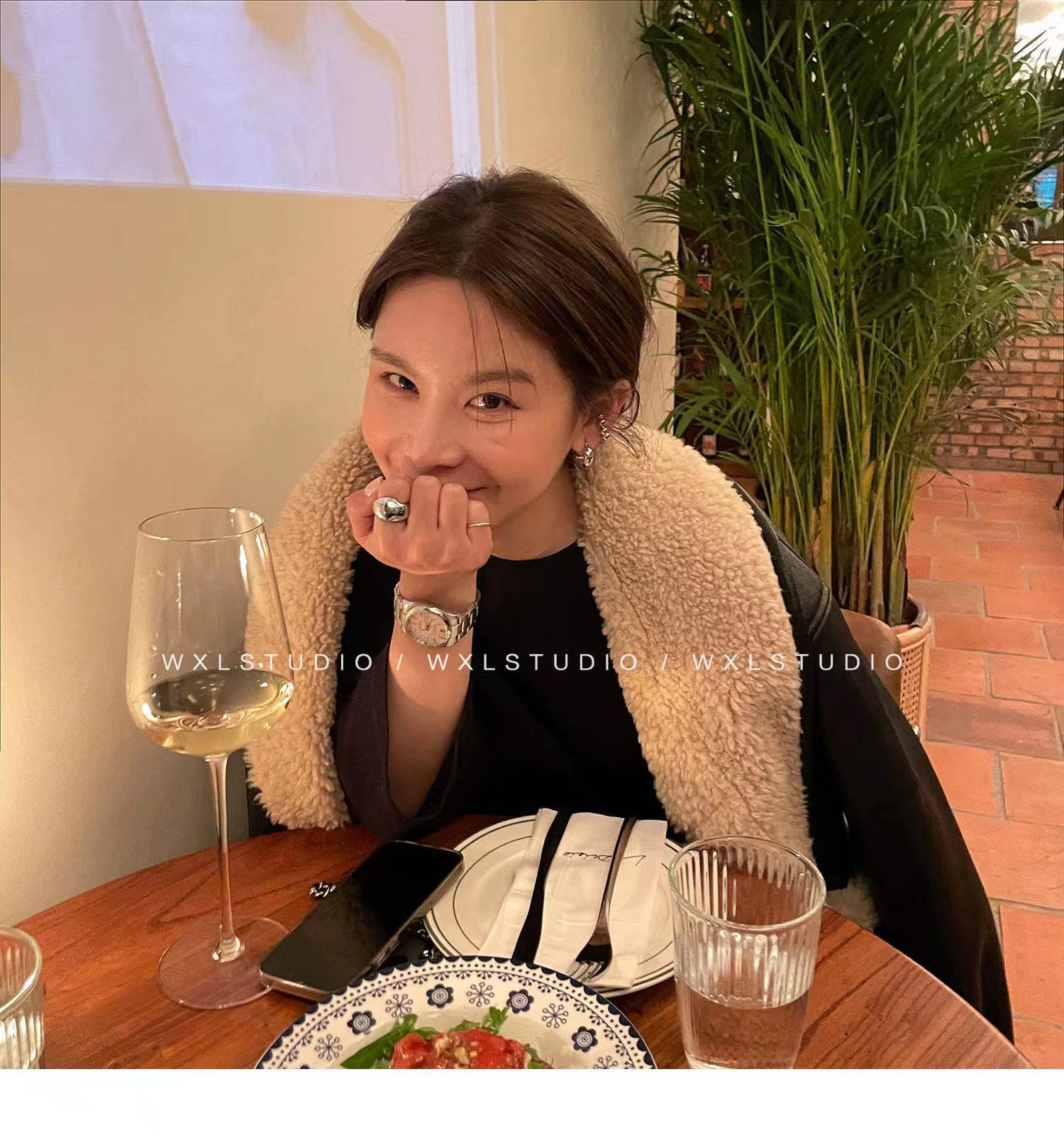 WXLSTUDIO 12/12 00:00 Todo partido anillo grueso no en forma de nicho sentido del diseño